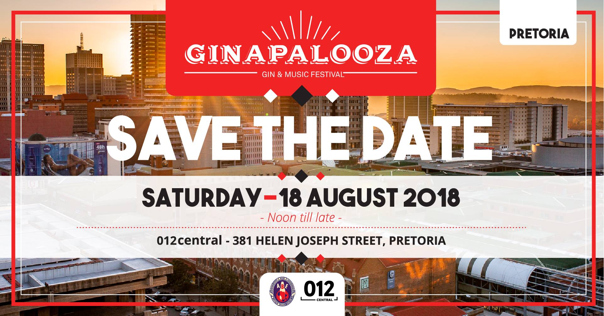 Ginapalooza - Gin & Music Festival - Pretoria Edition — 18 August 2018